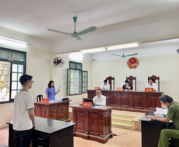 Viện KSND quận Nam Từ Liêm tổ chức phiên tòa rút kinh nghiệm vụ án hình sự